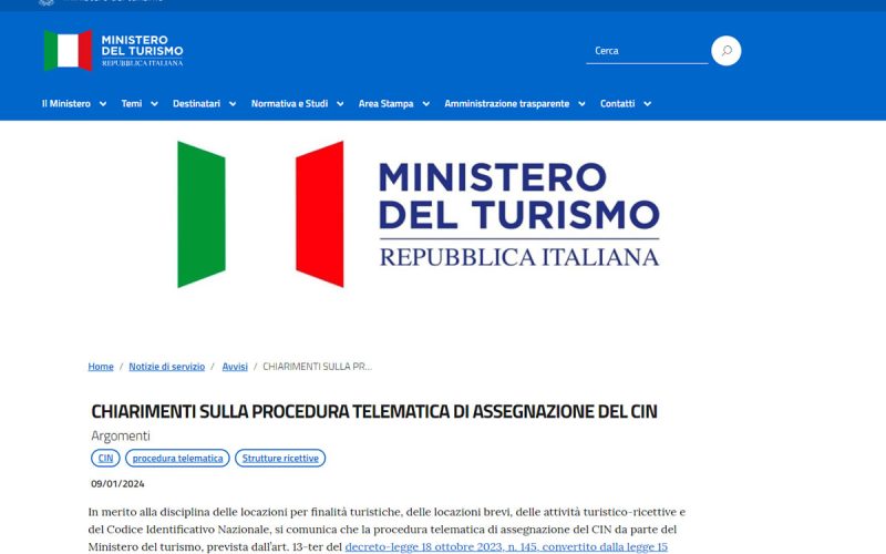 ministero_turismo_cin